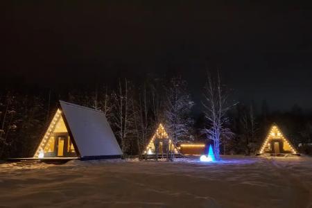 Коттедж A-frame на участке 20 соток - 2