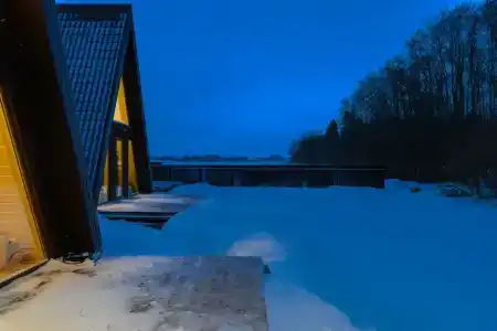 Уютные домики A-Frame с банным комплексом - 117