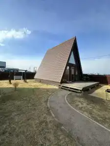 Уютные домики A-Frame с банным комплексом - 42