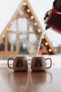 Солнечный дом А-фрейм с купелью (чаном) - 0