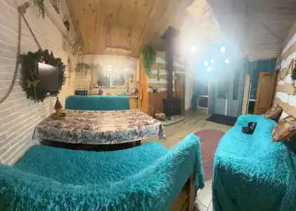 Домик в лесу с баней в Есинке - 20