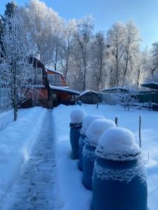 домик в саду с баней - 16