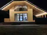 Баня на дровах на берегу озера