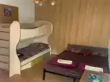 Четырёхместный номер уютный стандарт 3х местный бюджетный с удобствами, вид на пальмы сад