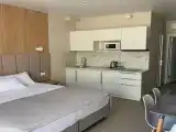 Апартаменты студия с кухней вид на горы (без балкона)