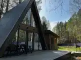 Отдельный дом Дом a-frame с сауной