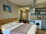 Двухместный с 1 кроватью студия дизайн лофт, вид на город
