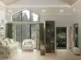 Дом класса Люкс с террасой и костровой зоной