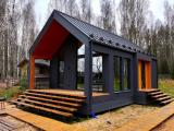 Эко-дом Barn Family с двумя раздельными спальнями
