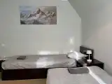 Двухместный номер с 2 отдельными кроватями эконом с видом на горы