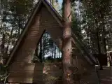 Отдельный дом а-фрейм стилизованный