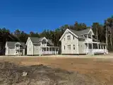 Дом в лесу с баней и видом на Волгу