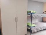 Многоместный мужской номер Шестиместный общий номер 15м кв.