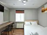 Двухместный номер с 1 кроватью Эконом с общей ванной комнатой