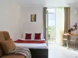 Апартаменты студия с кухней и балконом