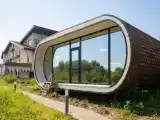 Дом "Орбита" капсула с камином
