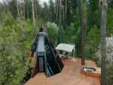 Дом типи хаус с террасой и купелью