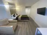 Трёхместный номер стандарт с двухспальной кроватью и раскладным креслом