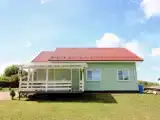 Частный дом из бруса с сауной и зоной барбекю