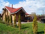 Дом с баней на дровах и купелью на террасе