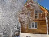 Теремок в горах бревенчатый дом и баня