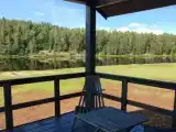 Дом с сауной на берегу реки