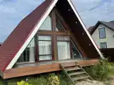 Уютный дом А-фрейм на базе отдыха глэмпинге "Салтыковские