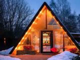 A-frame дом Янтарь