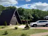 Уютный домик A-Frame с купелью в лесу!