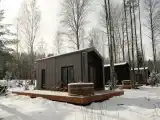 Уютный дом в лесу для 2-х с купелью фурако и мангалом