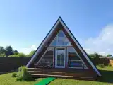 Дом с террасой и баней на дровах