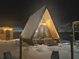 Дом А-фрейм с банным чаном