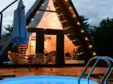 А-фрейм с видом на горы