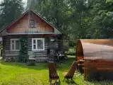 Уютный домик с антуражной печью у леса в 3 км от ГЛЦ Абзаково