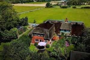 An oasis of well-being under thatch in idyllic and quiet Morsum, Морзум