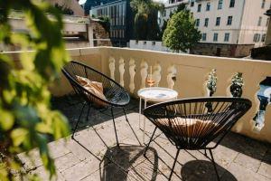 Appartement Residenz Bella Italia - Unterkunft mit Balkon, Terrasse & Parkplatz, Вюрцбург