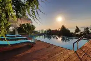 Villa with sea view in Faralya, Фетхие