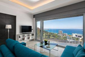 Rhodes Skyline Suite with Out Door Jacuzzi Sea View A2, Родос