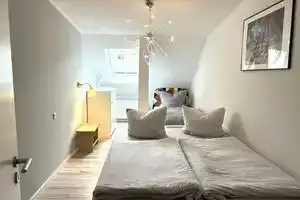 Family apartment in the quiet rear building near the Red Bull Arena, Лейпциг