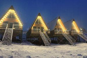 cozy winter cottage in picturesqueue Gudauri with WiFi, near ski slopes, Гудаури