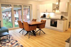 Wohnzim, Schlafzim, Badzim, Küche und Balkon, Smart TV Free Wifiparkingcoffee, Меппен