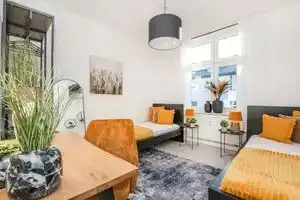 Perfect for 4 | 10min zur Messe, Bathtub + Shower, full Kitchen, Эссен