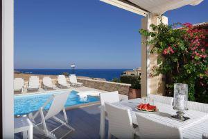 Luxury Villa Blanca with Sea View, Панормос