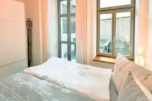 Wohnung in Wismar mit eigener Terrasse, Висмар