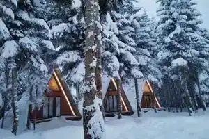 Bude Mestia cottages-Family Room with Private Bathroom, Местиа