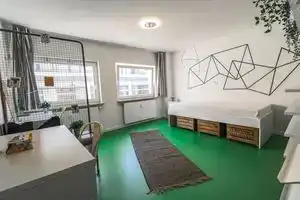 Stylisches Hostel Zimmer für 2 3B, Мангейм