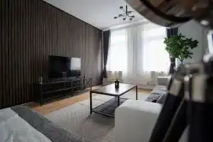 5-zi-boho: 2 Schlafzimmer, 7 Gäste, Arbeitsbereich, Лейпциг