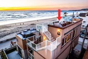 Panoramic Ocean View Huge Rooftop Deck - Sleeps 12, Сан-Диего