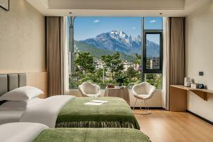 Jin Shan Wang Xue Roof Garden SonwMountain View lnn, Лицзян