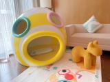 Candy Planet Flying House Family Twin Room (Garden-View Balcony | Adorable Fish Mouth)
